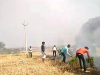 दमकल का अभाव, आग से खाक हो रहे अन्नदाता के गेहूं