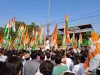 केंद्र सरकार की नीतियों के विरोध में युवा कांग्रेसियों ने निकाली जन जागरण पदयात्रा: जाम से लोग परेशान