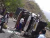 देसूरी नाल में 50 यात्रियों से भरी बस पलटी, 20 यात्री घायल 