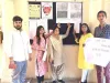 विद्यार्थियों में जागरूकता महिला हेल्पलाइन नंबर युक्त पोस्टर चस्पा 