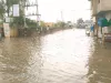 रावतसर में 23 मिमी बारिश, बाजार में भरा पानी 