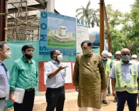 नई दिल्ली: कनॉट प्लेस इलाके में 20 करोड़ की लागत से लग रहा स्मॉग टावर, प्रदूषित हवा को करेगा शुद्ध