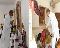 कांग्रेस कार्यकर्ता मोहब्बत सिंह के घर पहुंचे CM गहलोत, मोहब्बत सिंह की दी श्रद्धांजलि