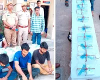 मध्य प्रदेश से अवैध हथियार लाकर जयपुर में बेचने वाले पिता-पुत्र गिरफ्तार