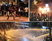 श्रीलंका में बढ़ती महंगाई के खिलाफ राष्ट्रपति आवास तक लोगों का हिंसक प्रदर्शन, कोलंबो में कर्फ्यू