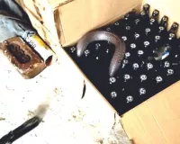 शराब के डिब्बे में जा छिपा कोबरा सांप, दो घंटे बंद रही शराब दुकान 
