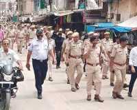 उदयपुर घटना को लेकर रात से ही पुलिस गश्त बढ़ी  दिन में निकाला फ्लैग मार्च