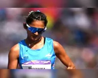प्रियंका गोस्वामी ने रेस वॉक में जीता रजत पदक