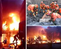 चीन में एक फैक्ट्री में आग लगने से 36 लोगों की मौत 