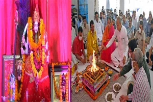 CM गहलोत ने दुर्गा अष्टमी पर की पूजा