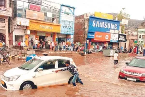 प्रदेश के अनेक शहरों में बारिश