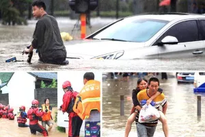 चीन में बाढ़ का कहर, 8 लाख लोग प्रभावित