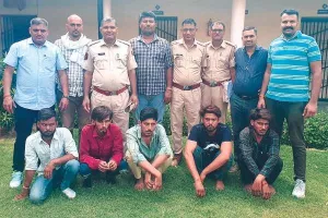 छात्र का अपहरण कर 10 लाख रुपए की फिरौती मांगने वाले पांच बदमाश गिरफ्तार