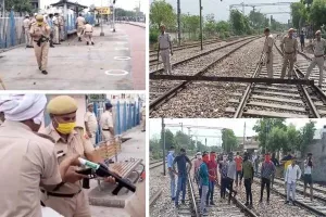अग्निपथ का विरोध: भरतपुर रेलवे लाइन पर पुलिस पर पथराव, पुलिसकर्मी घायल